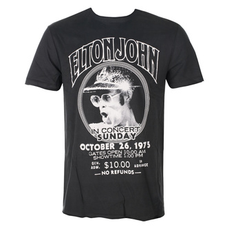 tee-shirt métal pour hommes Elton John - LIVE IN CONCERT - AMPLIFIED, AMPLIFIED, Elton John