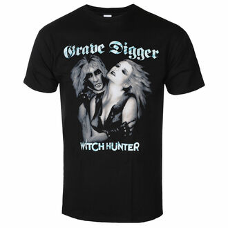 T-shirt pour homme GRAVE DIGGER - WITCH HUNTER - NOIR - PLASTIC HEAD, PLASTIC HEAD, Grave Digger