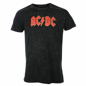 T-shirt pour homme AC/DC - Logo - Snow Wash - ROCK OFF, ROCK OFF, AC-DC