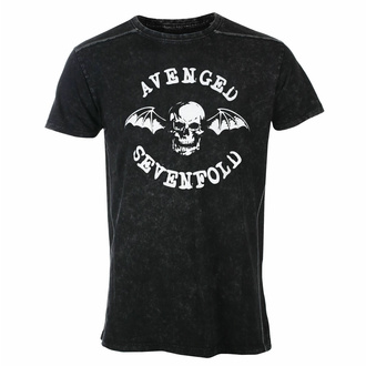 T-shirt pour homme Avenged Sevenfold - Logo - Snow Wash - ROCK OFF, ROCK OFF, Avenged Sevenfold