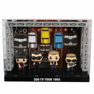 Figurines (ensemble) U2 - POP! Des moments - zoo TV 1993 To ur, POP, U2