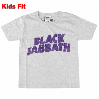 t-shirt pour enfants Black Sabbath - Wavy Logo - ROCK OFF, ROCK OFF, Black Sabbath