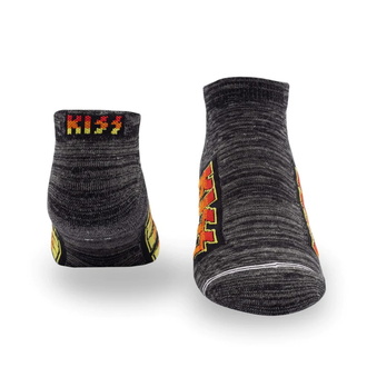 Chaussettes PERRI'S SOCK – KISS – LINER LOGO – CHARCOAL MIX – KSA401-036, PERRI´S SOCKS, Kiss
