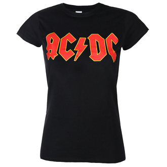 tee-shirt métal pour femmes AC-DC - Logo - ROCK OFF, ROCK OFF, AC-DC