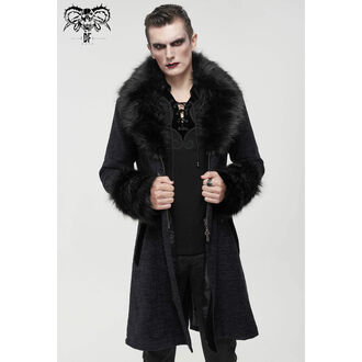 Manteau pour homme DEVIL FASHION - Master Of Death Gothic Fur Collar, DEVIL FASHION