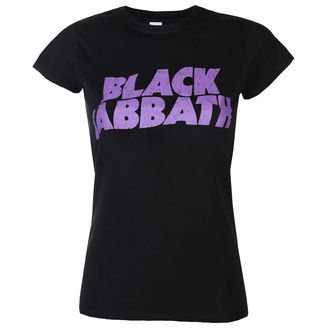 T-shirt Black Sabbath pour femmes - Wavy Logo - ROCK OFF - BSTSP04LB