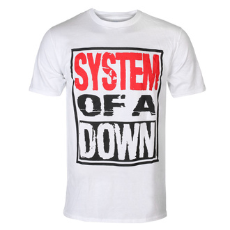 T-shirt pour hommes System Of A Down - Triple Stack - WHT - ROCK OFF, ROCK OFF, System of a Down