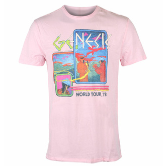 t-shirt pour homme GENESIS - WORLD TOUR 78 - PINK KASHMIR - AMPLIFIED, AMPLIFIED, Genesis