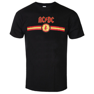 T-shirt pour hommes AC DC - Logo & Stripe - BL - ROCK OFF, ROCK OFF, AC-DC