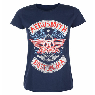 t-shirt pour femmes Aerosmith - Boston Pride - NAVY - ROCK OFF, ROCK OFF, Aerosmith
