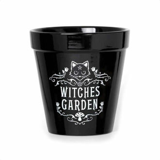 Décoration (pot de fleur) ALCHEMY GOTHIC - Witches Garden, ALCHEMY GOTHIC