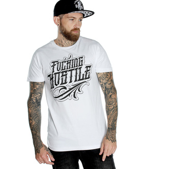 T-shirt pour hommes HYRAW - Graphic - Fucking H blanc, HYRAW