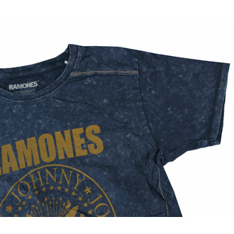 T-shirt pour homme Ramones - Presidential Morel Snow Wash - NAVY - ROCK OFF, ROCK OFF, Ramones