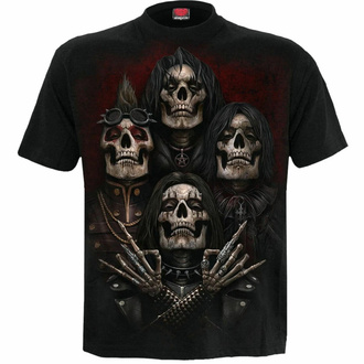 t-shirt pour homme Spiral - FACES OF GOTH - Noir - 114D105M101