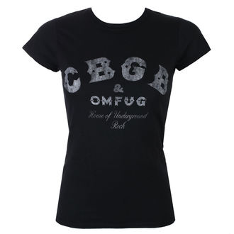 tee-shirt métal pour femmes CBGB - Classic Logo - ROCK OFF, ROCK OFF, CBGB