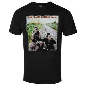 t-shirt pour homme Clash - Combat Rock - NOIR - ROCK OFF, ROCK OFF, Clash