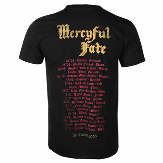 T-shirt pour hommes Mercyful Fate – In Concert 2022 Melissa – Black – DRM14187200 , NNM, Mercyful Fate