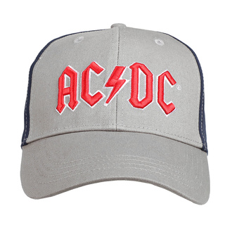 Casquette AC DC - Red Logo - GRIS / NOIR - ROCK OFF, ROCK OFF, AC-DC
