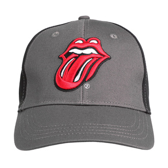 Casquette Rolling Stones - Classic Tongue - GRIS / NOIR - ROCK OFF, ROCK OFF, Rolling Stones
