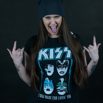 tee-shirt métal pour femmes Kiss - Made For Lovin' You - ROCK OFF, ROCK OFF, Kiss