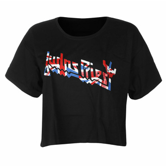 tee-shirt pour femme Judas Priest - Union Glitter Print Boxes - NOIR - ROCK OFF, ROCK OFF, Judas Priest