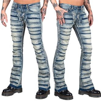 Pantalon pour homme (jeans) WORNSTAR - Bandes - Bleu classique, WORNSTAR
