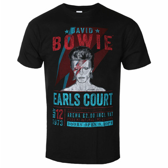 T-shirt David Bowie pour hommes - Earls Court '73 - ROCK OFF, ROCK OFF, David Bowie