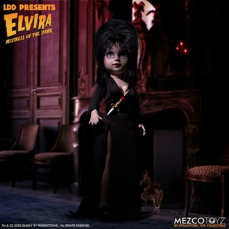 Figurine (poupée) Elvira Mistress of the dark - Poupée Living Dead Dolls, LIVING DEAD DOLLS