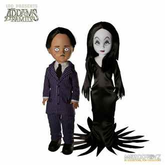 Figurine (poupée) Addams Family - Living Dead Dolls - Gomez & Morticia - MEZ99650