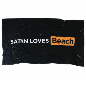 Serviette de bain HOLY BLVK - SATAN LOVES BEACH XXL, HOLY BLVK